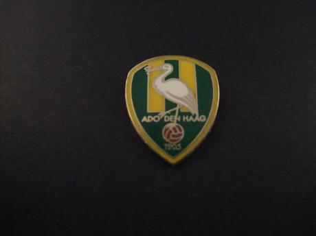 ADO Den Haag voetbalclub  sinds 1905 Haagse ooievaar op de bal, klein model